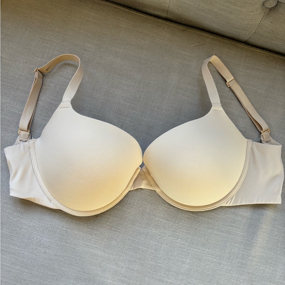 SKIMS beige push up bra size 32DDD